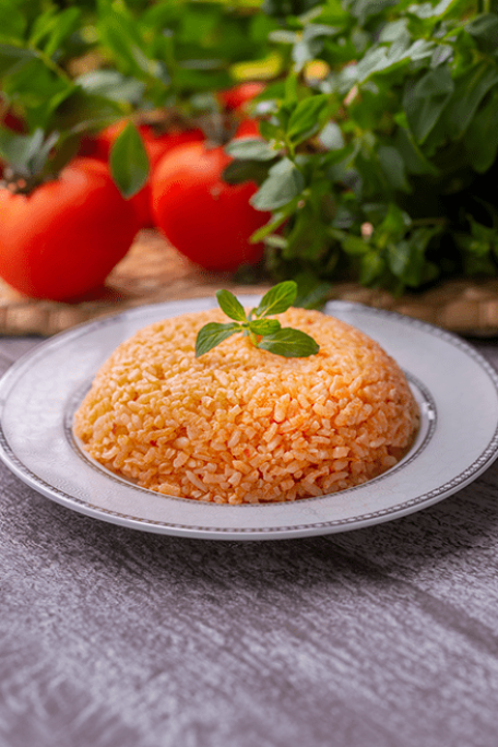 Domatesli Pilav