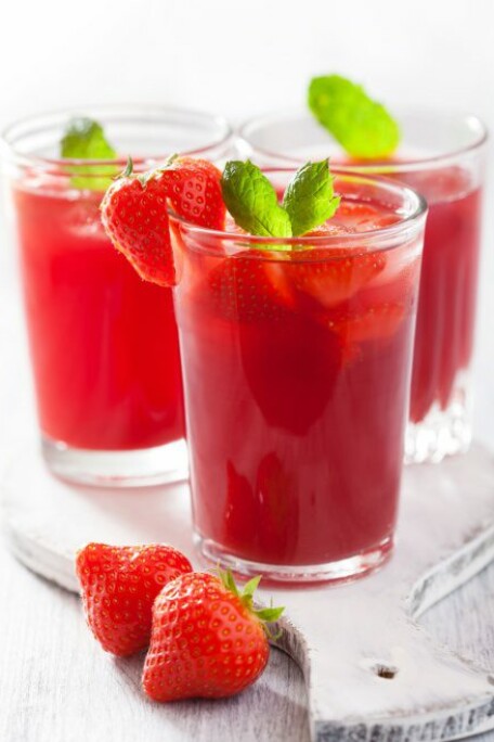Çilekli Naneli Limonata
