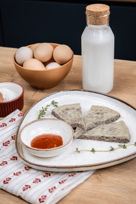 Mantarlç Jambonlu Omlet